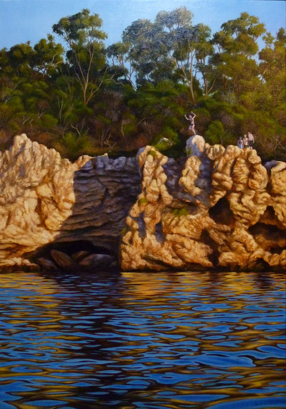 Blackwall reach Melville, Western Australia original oil painting by Ben Sherar