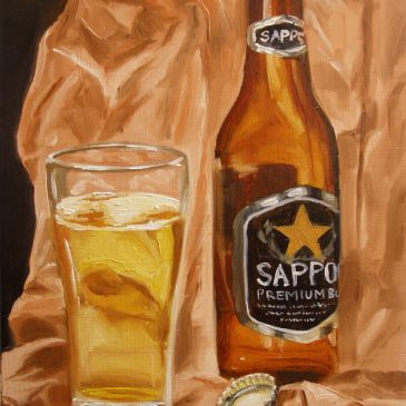 99 paintings of bottles of beer – Beer 2: Sapporo