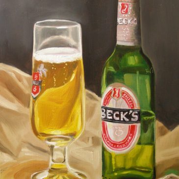 99 paintings of bottles of beer – Beer 4: Beck’s